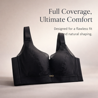 Women's Bras Minimizer Underwire Support with Extremely Thin Molded Cups for Big Chest, Full Coverage T-Shirt Style for Everyday Wear