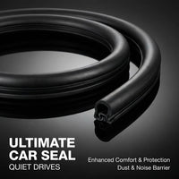 Flexible Car Seal Strip, Universal Rubber Seal Strip for Sedans, Dustproof Car D #variant:B-pillar (0.8 meter * 2 pieces)
