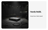 Sound Equipment Holder Case Audio Device Heavy-Duty Transport Enclosure Pressure-Resistant for Stage Performance