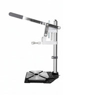 Adjustable Drill Press Stand Stainless Steel Drill Press Stand Single Hole Mount Power Tool Support