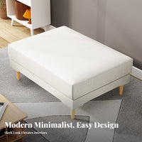 Pull-extendable Single Bed Chair Modern design Armless transformable Chair for Home Office