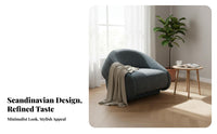 Convertable Armchair Bed Nordic and Design Fold-Deployable Armchair Bed 2-in-1 Function Easy to Assemble for Students