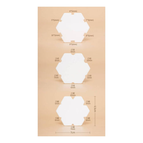 3 Pieces Cup Lip Trimmer Even Finishing Foot Shaper Easy to Use