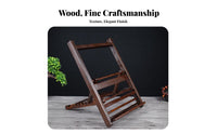 Carved perusing Easel Decorative foldable Book Rest Adjustable Angle for Altar