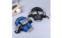 Adjustable Baseball Helmet Facemask Universal Fit Baseball Face Mask Lightweight Softball Helmet Face Frame Padded for Children, Teens, Adults