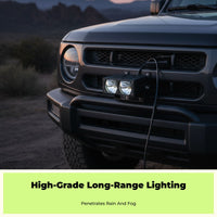 Waterproof LED grille light for vehicles