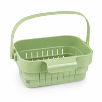 Retractable Sink Drain Basket Foldable over-the-Sink Strainer Basket Hanging Plastic Compact for Small Kitchen