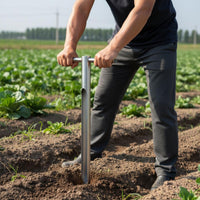 Manual Planting Auger Heavy-Duty Manual Soil Digger for Farm, Farmers, Gardeners