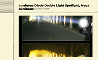 Waterproof ultra-bright motorcycle LED