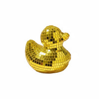 Disco Ball Duck Versatile Placement House Decoration Handmade for Party, Desktop