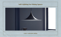 Minimalist pendant light for dining
