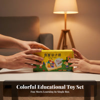 Geometric Brainteaser for Children, House Designer, Early Education Toy, Logic & Spatial Thinking, Tabletop Game
