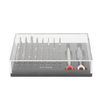 Interchangeable Bits Clear Cover Watch Repair Screwdriver Kit Hand Tool
