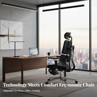 High-Rear Rolling Chair Adjustable Support Ergonomic High-Rear Mesh Recliner 360-Degree Rotate Reclining Function