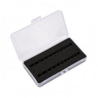 Figure Storage Box Hinged Lid Collectible Display Case Shielded for Parts Organization