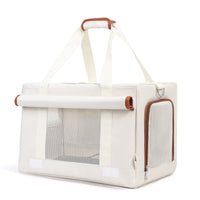 Double-Decker Pet Carrier Trolley Bag for Two Cats, Large Space