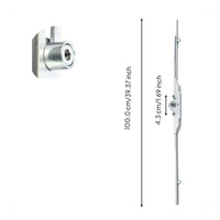 Interior door lock rod replacement
