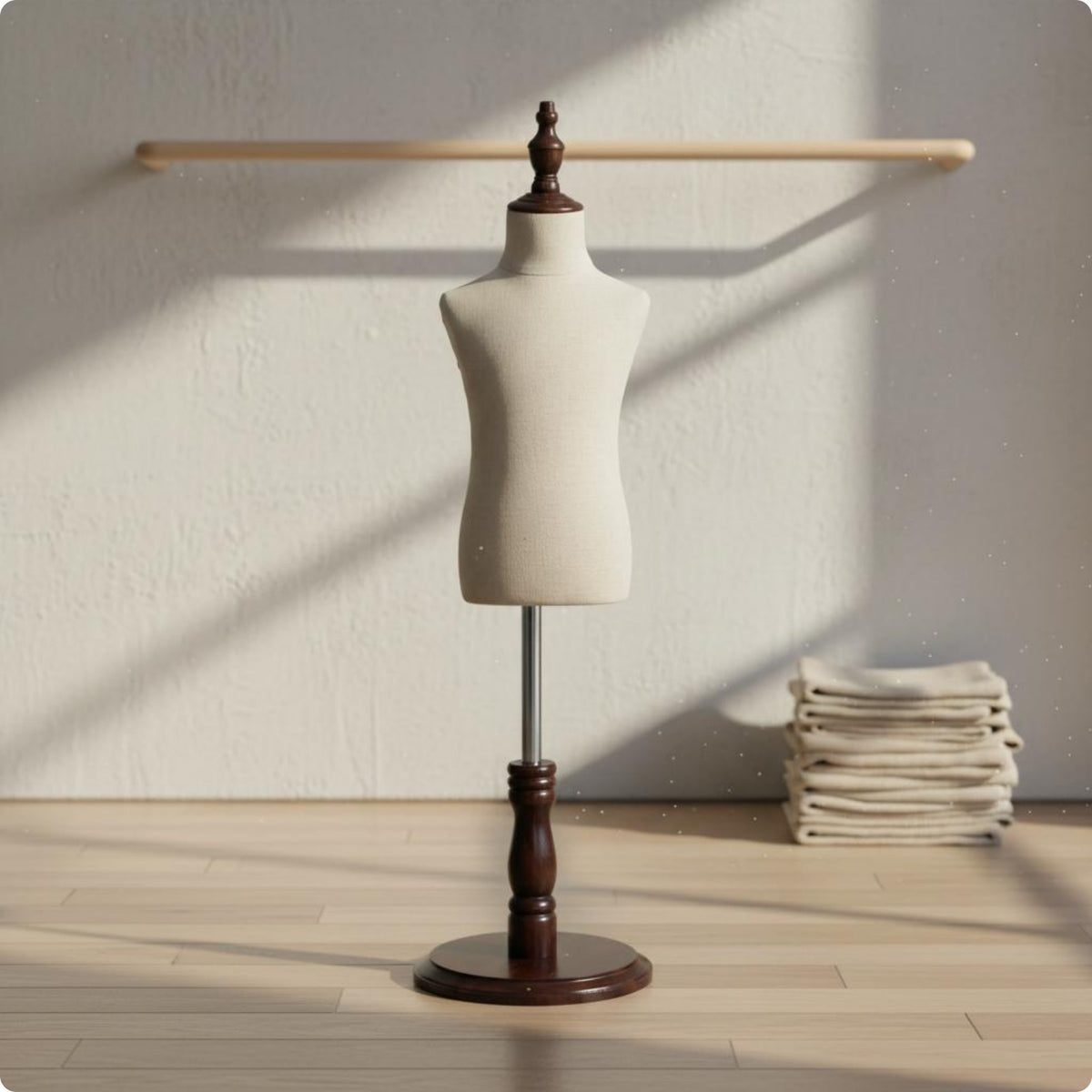 Child Mannequin Torso Sturdy Children's Clothing Mannequin Stable Base
