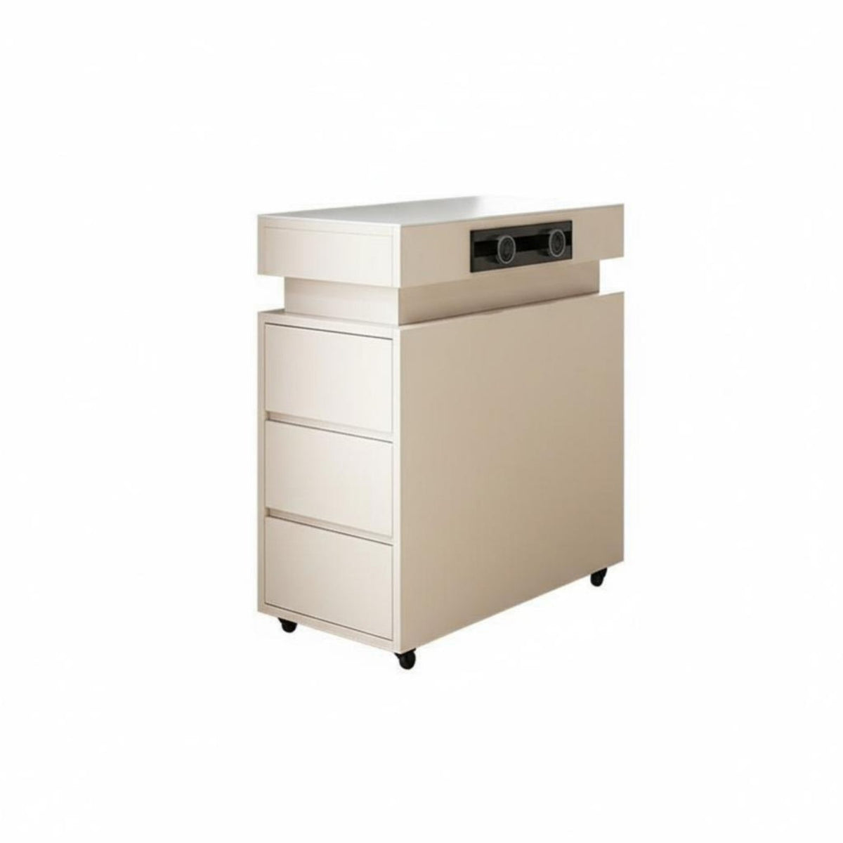 Rolling Island Table Space-Saving Rolling Kitchen trolley Mobile Design for Renters