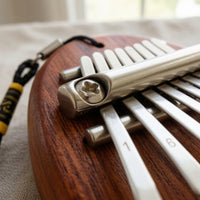 Mini Thumb Piano Wooden 8 Key Thumb Piano Portable Instrument for Kids, Music Lovers, Travel
