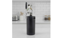Stainless Steel Beer Spear with Tap Chrome-Finished Mini Keg Dispenser Lever-Style Mini Keg Spear Threaded for Homebrewers, Home Bar, Parties