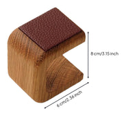 Watch Display Stand Handmade Wristwatch Display Stand Leather-Like Pad