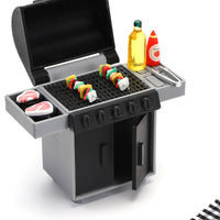 Dollhouse娃娃屋迷你仿真户外烧烤架 BJD微缩BBQ场景道具模型摆件