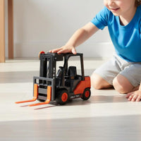 Drop-Resistant Toy Forklift Realistic Design Forklift Toy Adjustable Fork Children's Vehicle for Children, Boys, Toddlers