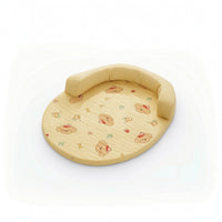 Dog Bed with Memory Foam Supportive Dog Bed with Bolsters Soft for Bedroom