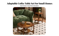 Foursegment Designblade Foursegment Design Table Rattan Woven Design Household Furniture With Storage Space Glass Top