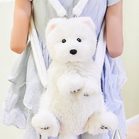 West Highland White Terrier Stuffed Cute Westie Stuffed Ultra-Soft for Girls