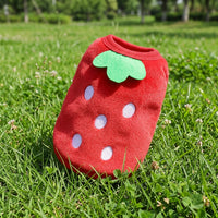 Dog Vest and Puppy Vest, soft Cartoon Cat Vest and Cat Outfit, Warm Flannel Winter thermal Weather General Use for Small Animals