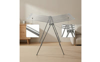Foldable Clothes Drying Rack Stainless Steel Laundry Drying Rack Collapsible Laundry Airer Space-Saving for Apartment Dwellers, Apartments