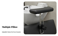 Replacement Shampoo Bowl Headrest Anatomically Designed Support Shampoo Chair Headrest Waterproof Hair Washing Station Neck Pillow for Barbers