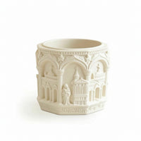 Embossed Planter Compact Cylindrical Planter Plant Pot for Balcony