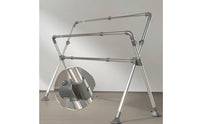Stainless Steel Clothes Drying Rack Heavy-Duty Laundry Drying Rack Stable Anti-Slip for Backyard