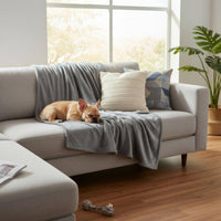 Waterproof Pet Blanket Thickened Waterproof Dog Blanket Soft and Comfortable Thick Fleece Pet Mat for Crate