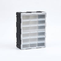 Clear Plastic Drawer Organizer Removable Divider Small Parts Organizer Compact