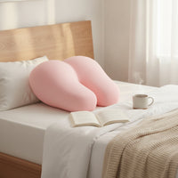 Slow Rebound Contoured Body Cushion Pressure-Relieving Memory Foam Cushion Firm Ergonomic Support Pillow Long-Lasting for Lounging