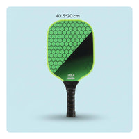 2 Pieces Long-Lasting Fiberglass Pickleball Paddle Shock Absorbing Recreation Equipment Textured Surface for Outdoor