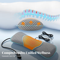 Adjustable Height Sleeping Waist Cushion Multi-Position Use Inflatable Pillow Breathable for Side Sleepers, Seniors, Bed, Travel, Car