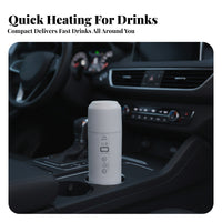 Vehicle Electric Heating Cup | 304 stainless steel Stainless Steel Construction, Temperature Control, Car Heating Cup, for Road Trips