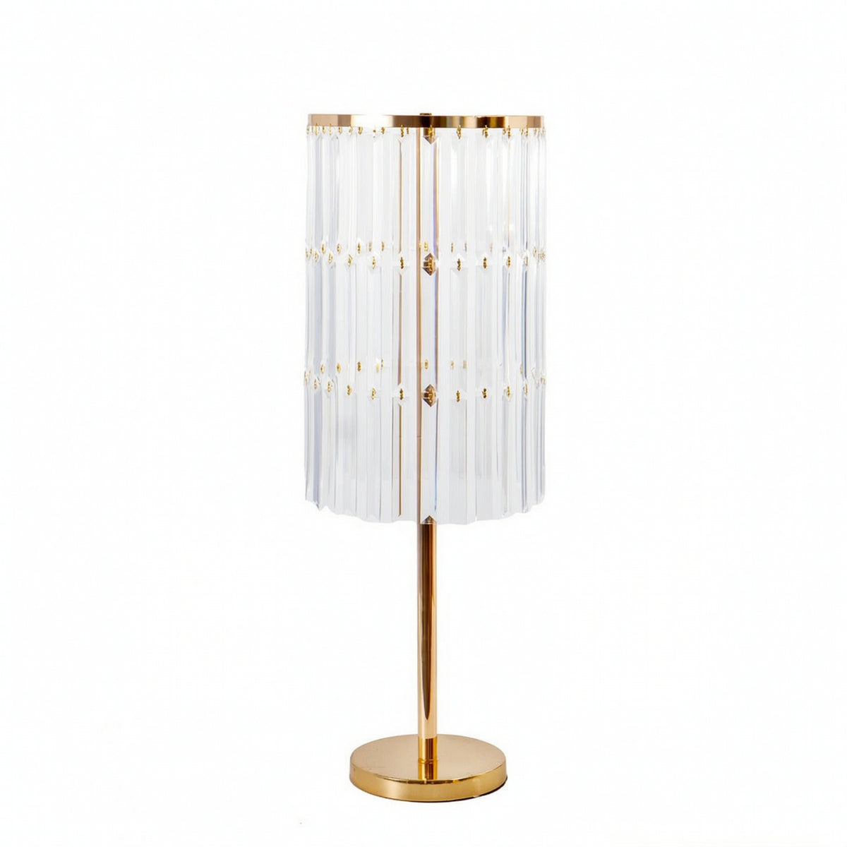 Floral Display Stand Acrylic Wedding Centerpiece Stand Gold-Tone Centerpiece Riser for Banquets