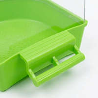 Transparent Bird Bath Cage, Non-Slip Bird Bath for Cage, External Bird Bath, Bird Cage Shower, Small - Image 5