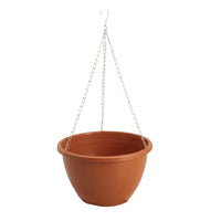 Plant Pots and Hanging Basket for Indoor Plants, Terracotta Flower Pots with Chain Planter, Fence Hanging Planters, Hanging Planters Outdoor