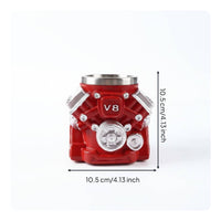 V8 Engine Mug 3D Design V8 Coffee Mug Resin for Desk Display