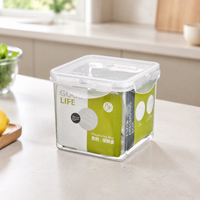 Tupperware, Storage Container, Microwave Compatible, Transparent, Food Storage Container, Plastic, Freezer Compatible, With Lock, For Meal Prep, Bento