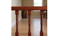 Wooden Dollhouse Railing Brown Finish Miniature Stair Handrail Handmade Look
