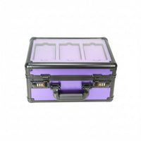 Graded Card Case with Handle Lockable Graded Card Storage Box Secure for Tournaments