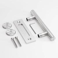 Barn Door Handle Round Tube Glass Door Handle Modern Aesthetic